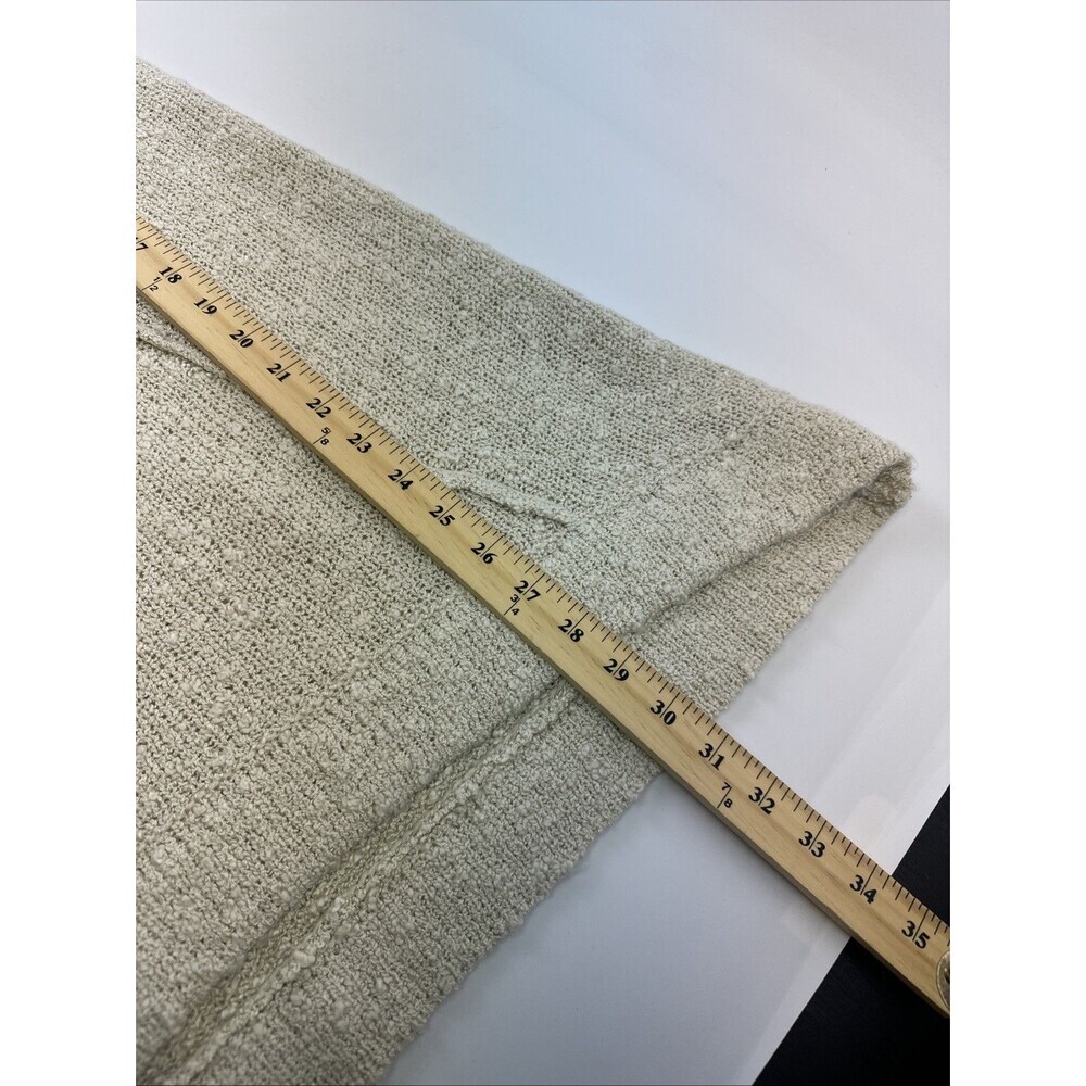 Mia Joy Cowl Neck Sweater Tunic Lightweight Open Knit Pullover Tan Womens Large - Picture 11 of 12